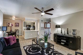 Spacious living spaces